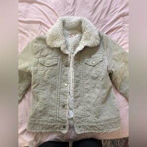 Bay Blue Sherpa Lined Jacket